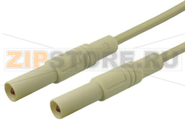 Провод испытательный 2 м, 32 A, 1000 В/AC/DC, белый Hirschmann 934077107 