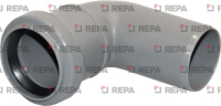 EXHAUST SLEEVE 90° WITH GASKET HT
