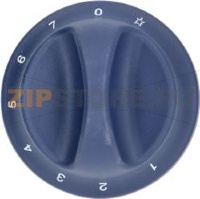 KNOB BLUE ø 76 mm 0-1-2-3-4-5-6-7