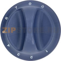 KNOB BLUE ø 76 mm 0-1-2-3-4-5-6-7 