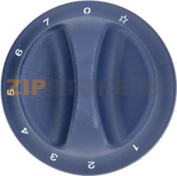 KNOB BLUE ø 76 mm 0-1-2-3-4-5-6-7 