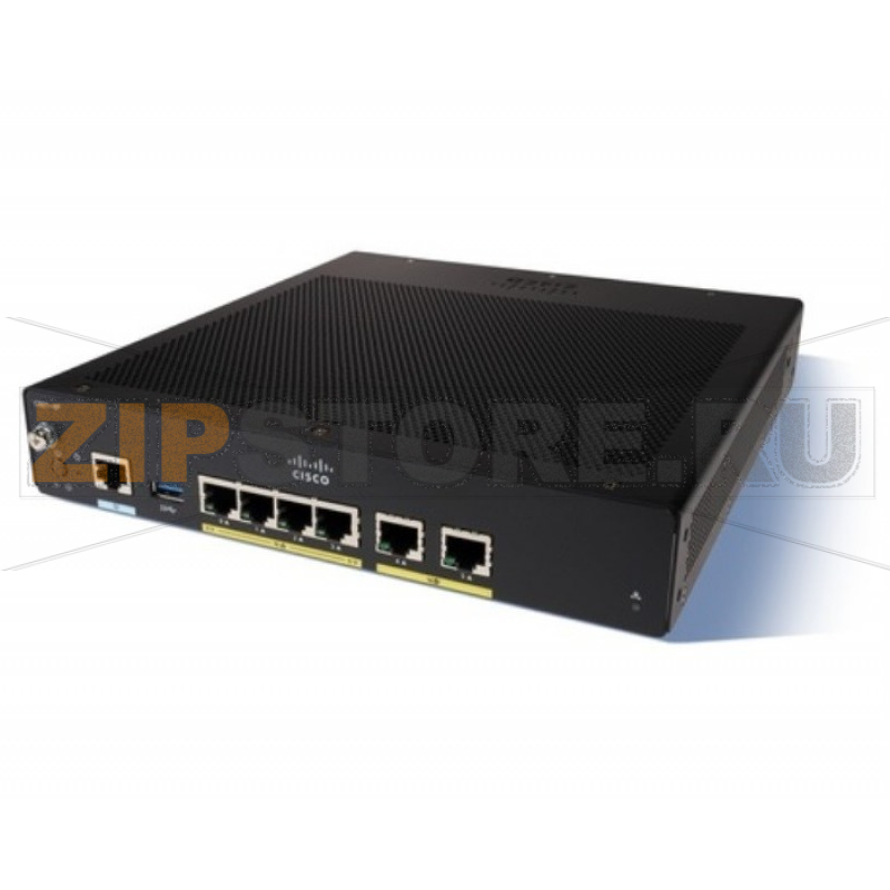 Маршрутизатор 250 Мбит/с, WAN 2xGE, LAN 4xGE Cisco C931-4P 