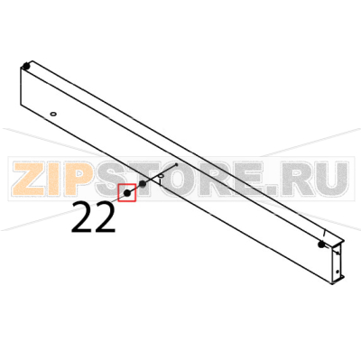 Truss head machine screw Hoshizaki IM-65NE-25 Truss head machine screw Hoshizaki IM-65NE-25Запчасть на деталировке под номером: 22