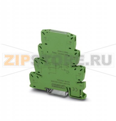 Полупроводниковое реле PLC Phoenix Contact PLC-OSP-110DC/24DC/3RW 6,2 мм, с пружинной клеммой для применения в приводных устройствах, входное напряжение 110 В пост. тока, диапазон входного напряжения от 0,7 x UN до 1,25 x UN, диапазон рабочих температур от -25 до +70 °C.Минимальный заказ: 10 шт.Упаковка: 10 шт.
