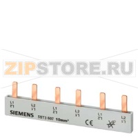 ШИНА ШТИФТОВОГО ТИПА БЕЗОПАСНАЯ ДЛЯ ПРИКОСНОВЕНИЯ 10КВ.ММ 3Х1-ФАЗ. Siemens 5ST3607
