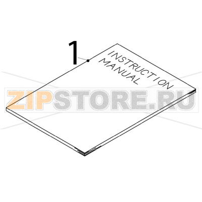 Instruction manual Hoshizaki IM-65NE-25 Instruction manual Hoshizaki IM-65NE-25Запчасть на деталировке под номером: 1