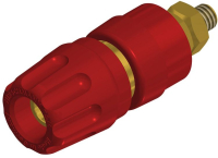 Разъем 4 мм, 35 А, 30 В, красный Hirschmann PKI 10 A AU RED