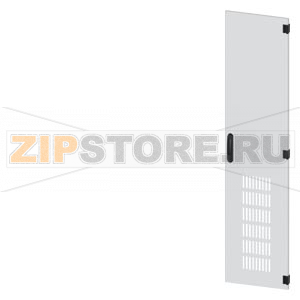 SIVACON, door, on the right, ventilated, IP20, H: 1800 mm, W: 400 mm, RAL 7035, Protection class 1 Siemens 8MF1840-2UT14-1BA2 