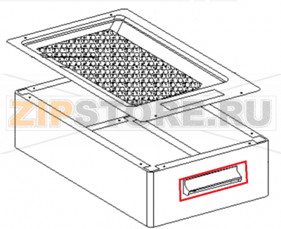 Handle Roller Grill 140 D  Handle Roller Grill 140 DЗапчасть на 