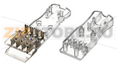 Hyperline 110C-C-2P 2-x парный разъем 110 типа 