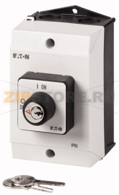Переключатель вкл/выкл, T0, 20 A, 2-полюсн Eaton T0-1-102/I1/S 