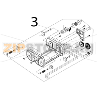 Ribbon base assembly TSC TTP-243 Pro