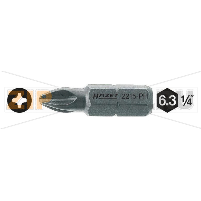 Бита крестовая PH 3, C 6.3, 1 шт Hazet 