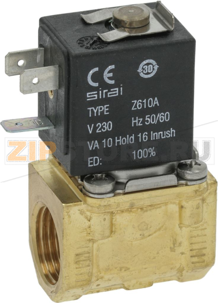 ЭЛЕКТРОМАГНИТНЫЙ КЛАПАН L140 B5 Ø 1/2"FF 220В 