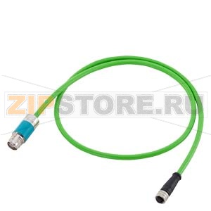 Сигнальный кабель предварительно собранный тип: 6FX5002-2DC46 DRIVE-CLiQ 24 В M12 женщина / М17 мужчины скорости подключения готовых MOTION-CONNECT 500 Dmax = 7,1 мм Длина (м) = 7 Siemens 6FX5002-2DC46-1AH0 