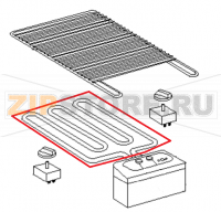 Heating element Roller Grill 140 D 