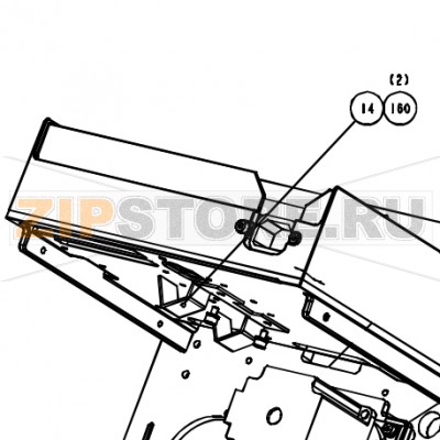 Фиксирующие скобы кабеля Datamax A-6212 LH Фиксирующие скобы кабеля Datamax A-6212 LHЗапчасть на сборочном чертеже под номером: 14Название запчасти Datamax на английском языке: BRACKET RETAINER CABLE
