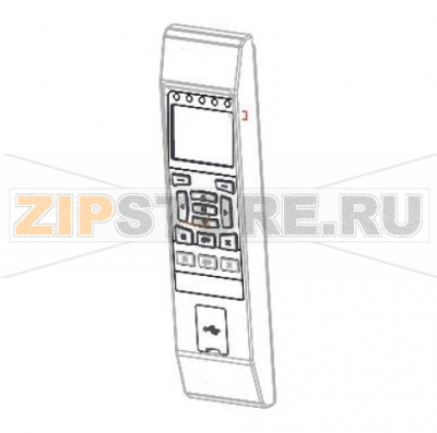 Панель управляющая с тачскрином Zebra ZT620 Панель управляющая с сенсорной панелью Zebra ZT620Запчасть на сборочном чертеже под номером: 7Количество запчастей в устройстве: 1Название запчасти Zebra на английском языке: Touch Screen Control Panel