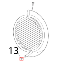 Vite TSP-DIN963, M4x10 Sirman Palladio 350 Top
