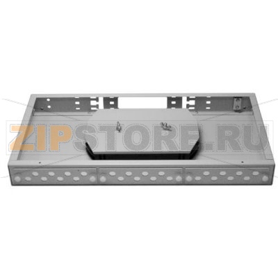 Hyperline FO-19R-1U-3xSLT-W140H42-24UN-GY Бокс оптический универсальный 19'', от 8 до 24 портов (SC, duplex LC, ST, FC), со сплайс пластиной, без пигтейлов и проходных адаптеров, 1U, серый 