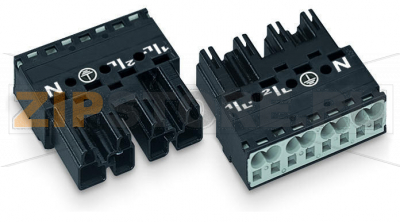 Штекер; 4-пол.; Код. A; 4,00 mm; белые Wago 770-234 Protected against mismating and maintenance-freePush-in CAGE CLAMP® spring pressure connection technology allows solid conductors to be simply pushed into a unit.Two wire connections per pole for loops or bridgesAdditional variable coding is possible....