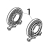 Media holder assembly, MOQ 5 pcs TSC TTP-323