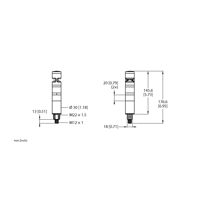 Колонна сигнальная Turck TL30BGYXXXAXQD 