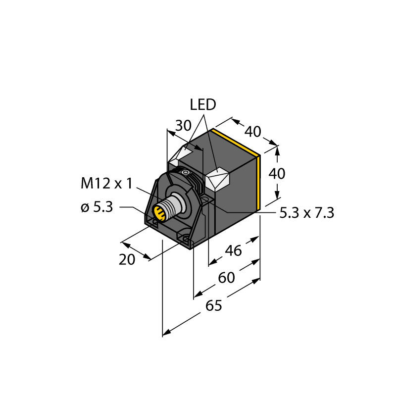Датчик индуктивный Turck NI40C-CK40-VP6X2-H1141 
