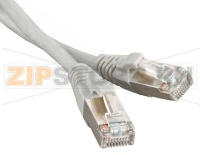 Hyperline PC-LPM-STP-RJ45-RJ45-C6a-3M-LSZH-GY Патч-корд F/UTP, экранированный, Cat.6a, LSZH, 3 м, серый