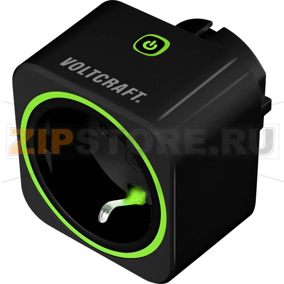Измеритель энергопотребления 2.4 ГГц, 54.7x54.7x71.5 мм Voltcraft SEM6000 BLACK 