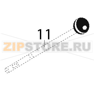 Speed selector lever Bear Varimixer AR80 VL-1S Speed selector lever Bear Varimixer AR80 VL-1SЗапчасть на деталировке под номером: 11
