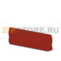 Концевая крышка Phoenix Contact D-ST 2,5-QUATTRO-MT RD