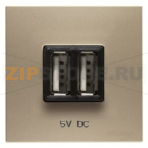 USB-переходник, 2М, 2х750 мА, 1х1500 мА, шампань ABB 2CLA228500N1901 