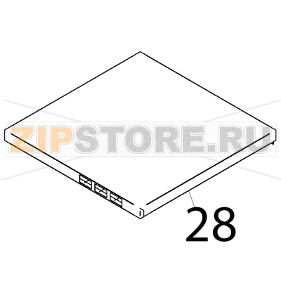 Tetto Teikos TS603 Tetto Teikos TS603Запчасть на деталировке под номером: 28