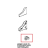 Lower hook to stop inner glass Unox XVC 705