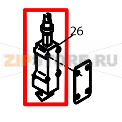 Closing component Fagor VE-202 Closing component Fagor VE-202Запчасть на деталировке под номером: 26Название запчасти Fagor на английском языке: Closing component VE-202.