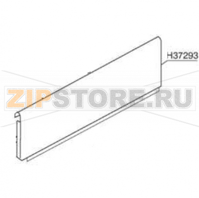 Central panel Comenda GFS 90 Central panel Comenda GFS 90Запчасть на деталировке под номером: H37293Название запчасти на английском языке: Central panel Comenda GFS 90