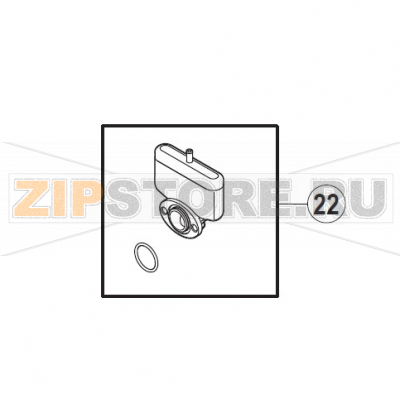 Replacement kit - air trap Hobart UXT-10A                                    Replacement kit - air trap Hobart UXT-10AЗапчасть на сборочном чертеже под номером: 22Название запчасти на немецком языке языке: Replacement kit - air trap Hobart UXT-10A