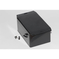 Корпус 120x80x59 мм, материал: пластик, черный, 1 шт Hammond 1591TF2BK