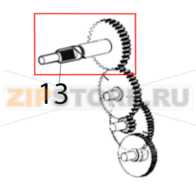 Fourth gear Ugolini MT 3 Fourth gear Ugolini MT 3Запчасть на деталировке под номером: 13