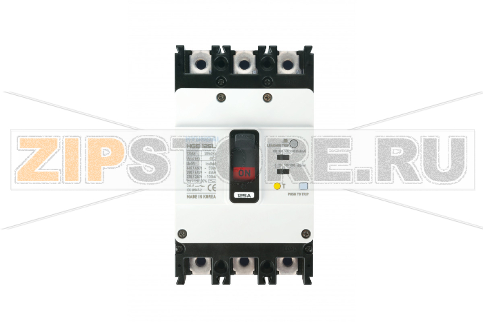 Выключатель автоматический дифференциального тока 20 А, 30 мА, 55 кА, 3 полюса Hyundai Electric HGE125L3PG4S0000C00020 