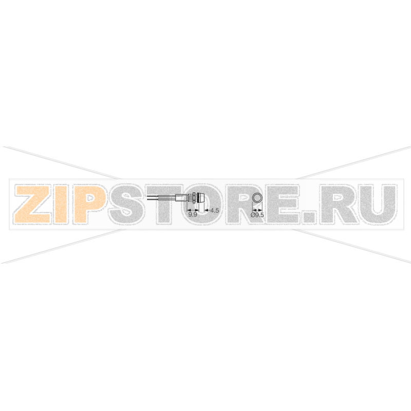 Лампа светодиодная 230 В/AC, индикаторная, оранжевая Arcolectric L1041OSMAB 