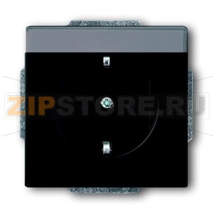 Розетка, чёрный бархат ABB 2CKA002011A3884 