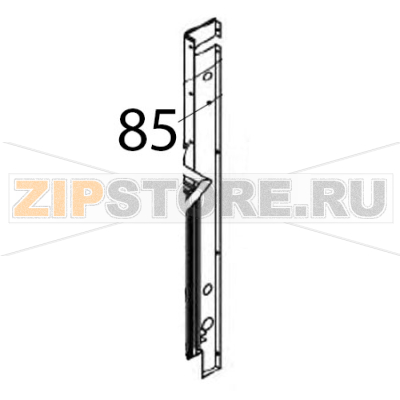 Profilo SX per schiena Vortmax DDM 660 Profilo SX per schiena Vortmax DDM 660Запчасть на деталировке под номером: 85