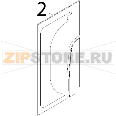 Door outside glass Angelo Po FC1011G Door outside glass Angelo Po FC1011GЗапчасть на деталировке под номером: 2