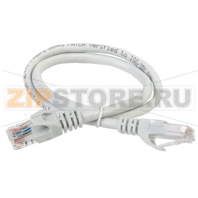 ITK Коммутационный шнур (патч-корд), кат.6 UTP, LSZH, 2м, серый 