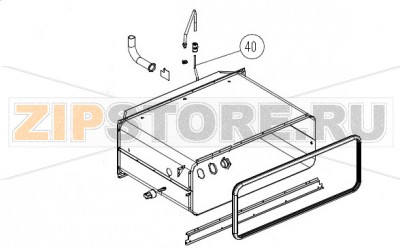 Трубка прозрачная 7,93x4,75 Unox XF 185 Оригинальное название запчасти: TB008 - TRANSPARENT TUBE PE 7,93x4,75 Unox XF 185 На деталировке запчасть Unox XF 185 под номером: 40