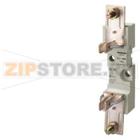 ОСНОВАНИЕ ПЛАВКОЙ ВСТАВКИ Uном.=600В, Iном.=400А, ТИПОРАЗМЕР 2, 1-ПОЛЮСН. ПЛОСКИЙ ЗАЖИМ Siemens 3NH3330