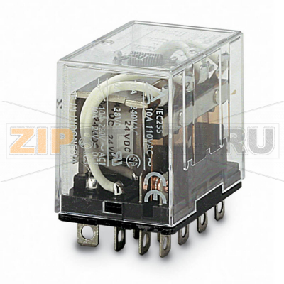 Реле электромеханическое Omron LY4 24VAC 