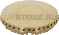 BURNER CAP PRINTED BRASS POLISHED 